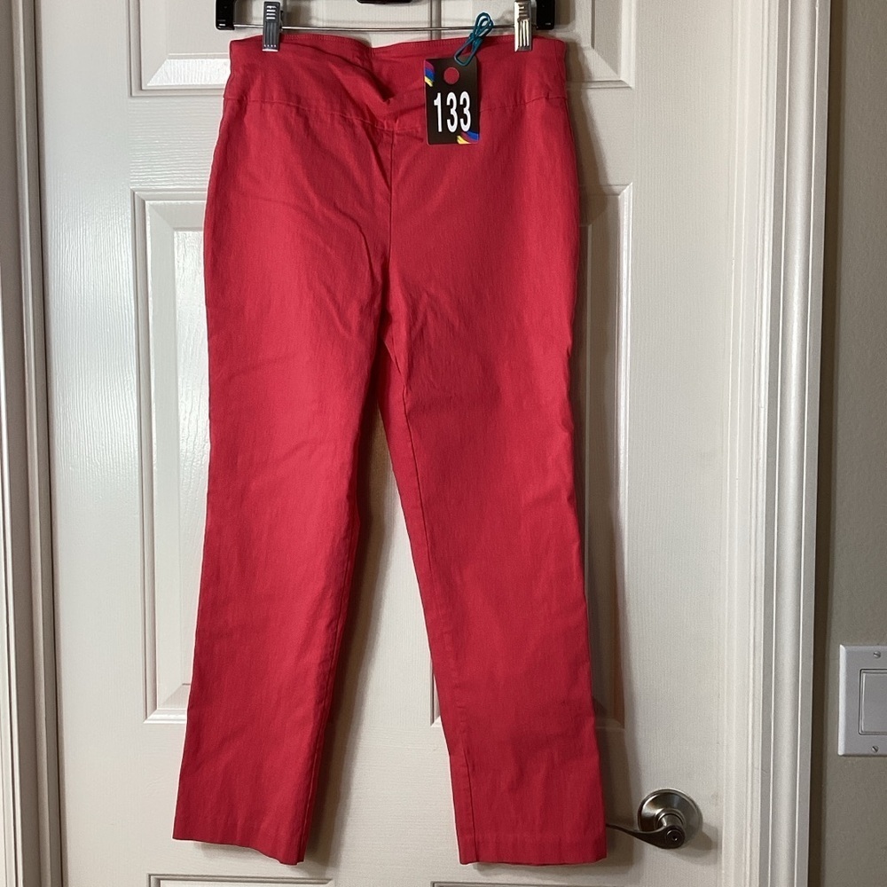 Attyre New York Pink Pull On  stretchy pants Sz 8 - Picture 13 of 13